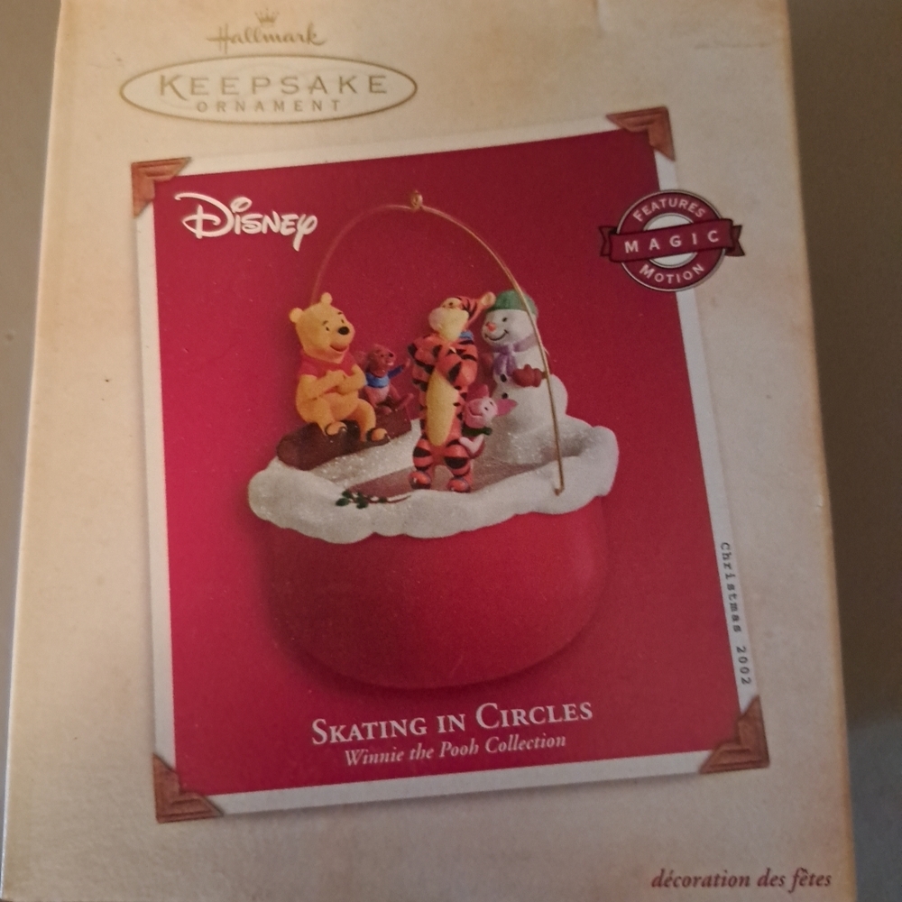 Hallmark Keepsake Ornament - Skating in Circles - Red and White